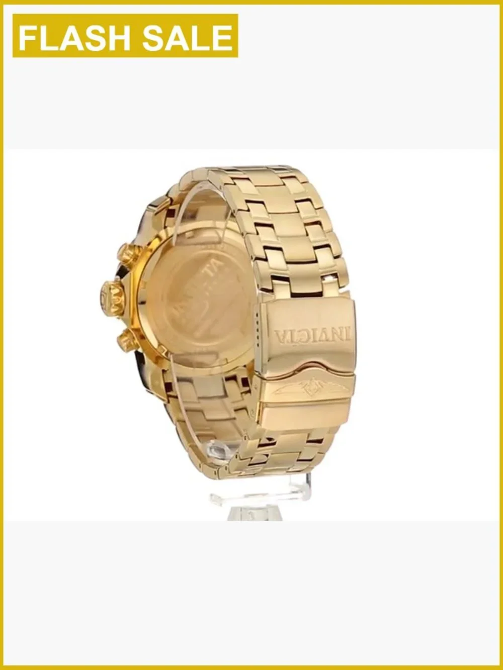 Men's Chronograph Dive Watch 48mm Gold Stainless Steel